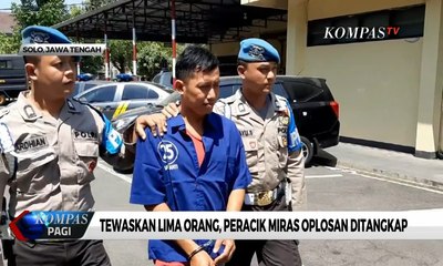 Tewaskan Lima Orang, Peracik Miras Oplosan di Solo Ditangkap