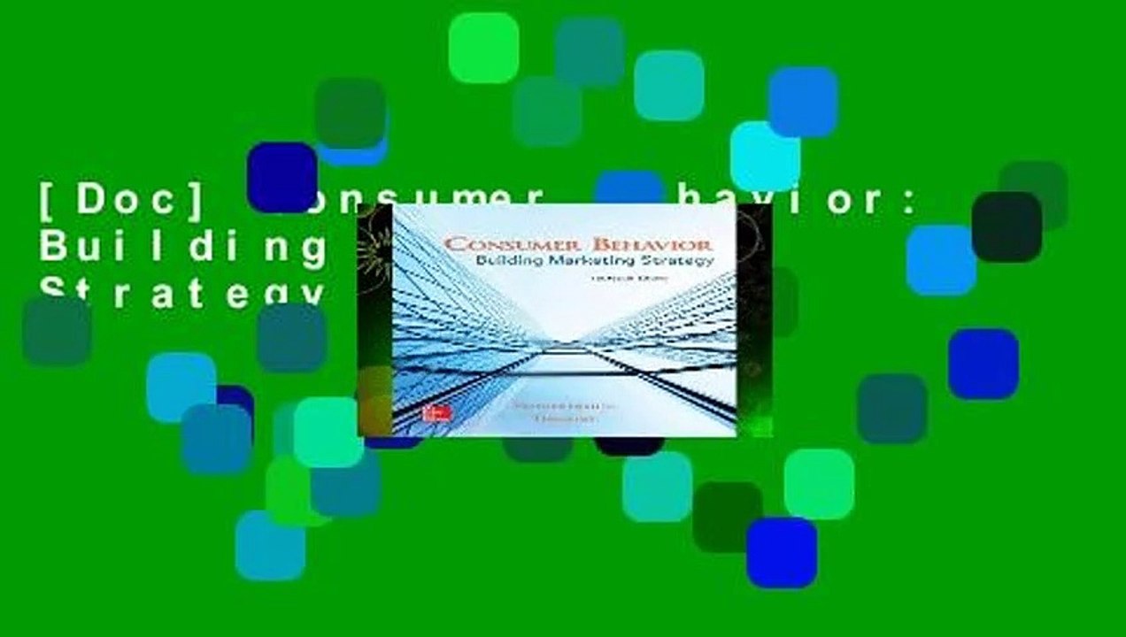 [Doc] Consumer Behavior: Building Marketing Strategy