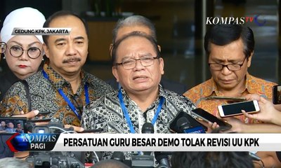 Persatuan Guru Besar Demo Tolak Revisi UU KPK