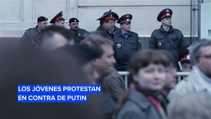 Los jóvenes rusos en contra del régimen de Putin