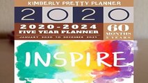 Online 5 Year Planner 2020-2024: calendar 5 year planner | Monthly Schedule Organizer - Agenda