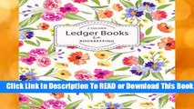 Online Ledger Books for Bookkeeping: Colorful Flowers | 2 Column Accounting Ledger Book | Columnar