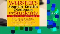Full E-book  Webster s Spanish-English Dictionary for Students, Second Edition Complete