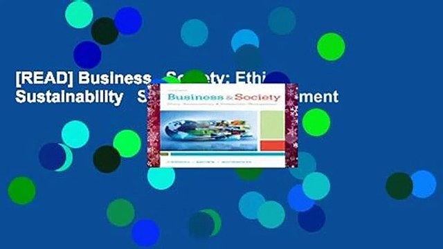 [READ] Business Society: Ethics, Sustainability Stakeholder Management