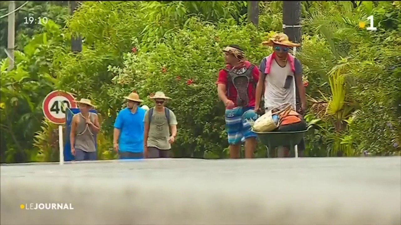 Tour de l’île en brouette, ils sont partis à 5h du matin