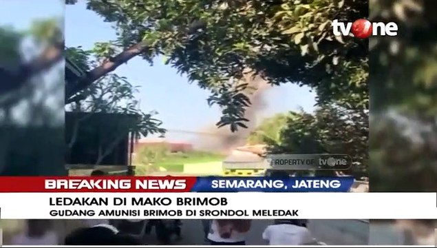 Detik-detik Ledakan di Mako Brimob Srondol Semarang