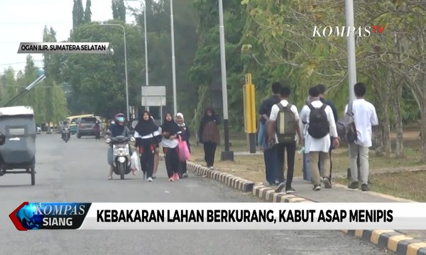 Kebakaran Lahan di Ogan Ilir Berkurang, Kabut Asap Menipis
