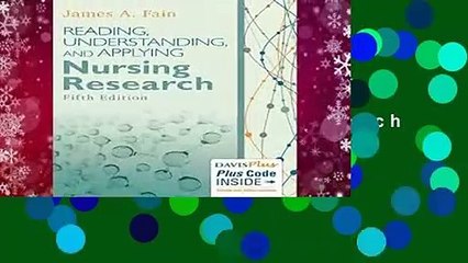 Full version  Reading, Understanding, and Applying Nursing Research  For Kindle