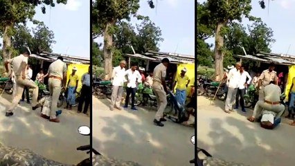 हेलमेट नहीं पहना तो पुलिसवालों ने सड़क पर घसीटकर पीटा, अब दर्ज हुआ गैर इरादतन हत्या का मुकदमा