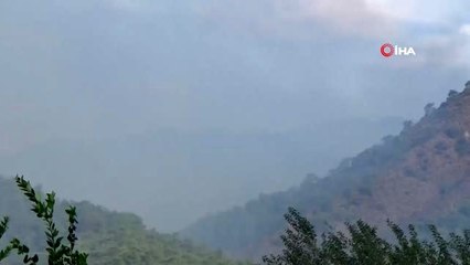 Muğla Ortaca'daki yangın devam ediyor