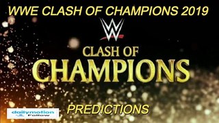 WWE Clash of Champions 2019 Predictions