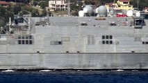 Çanakkale abd hızlı transfer gemisi 'usns yuma', çanakkale boğazı'ndan geçti