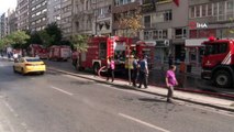 Şişli'de 9 katlı binanın teras katında yangın