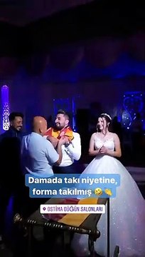 Düğünde damada Falcao forması takıldı, Falcao mesaj yolladı: Sonsuza kadar aşk