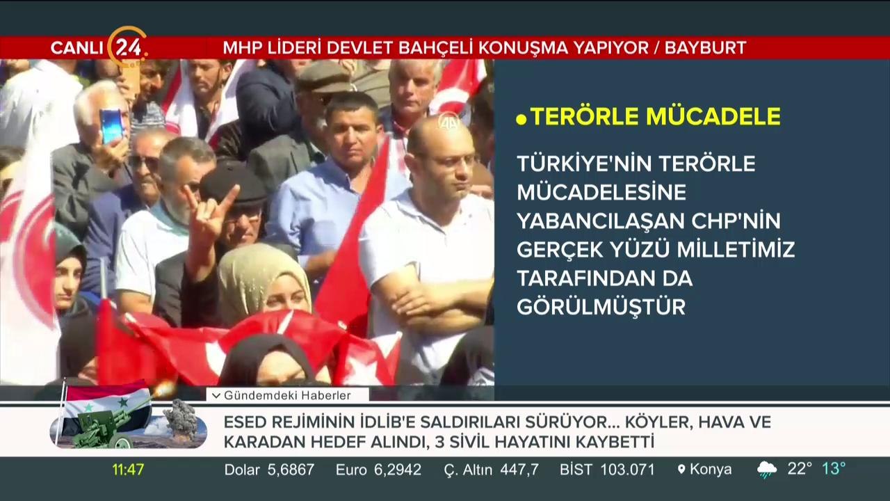 MHP Lideri Bayburt'ta
