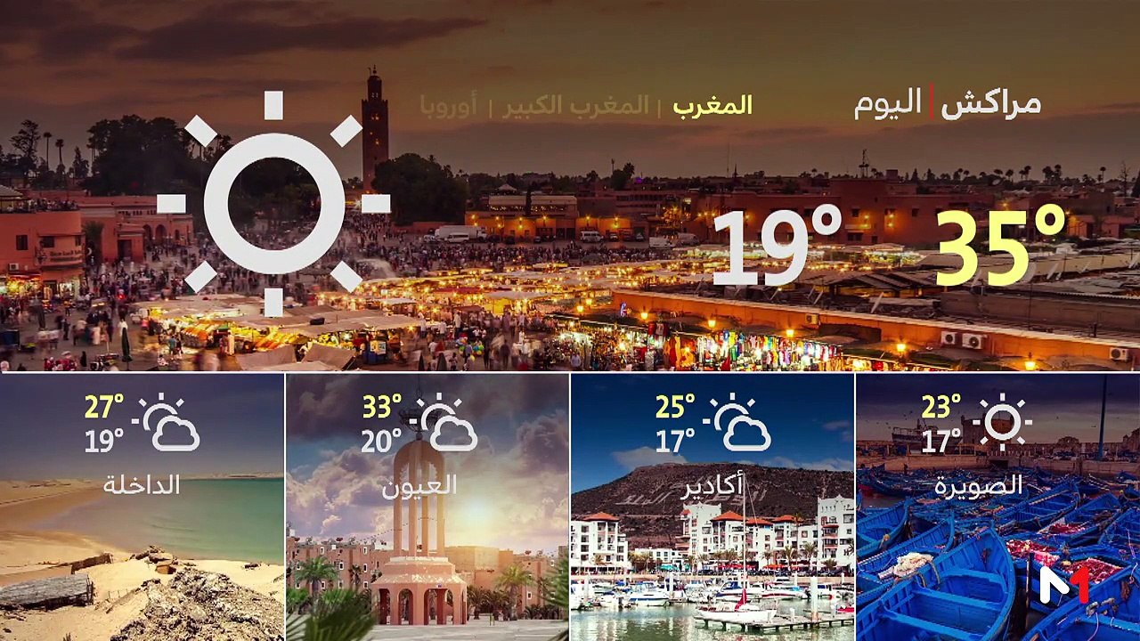 النشرة الجوية - 14/09/2019