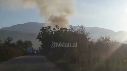 Perfshihet nga zjarri pallati ne Fushe Kruje