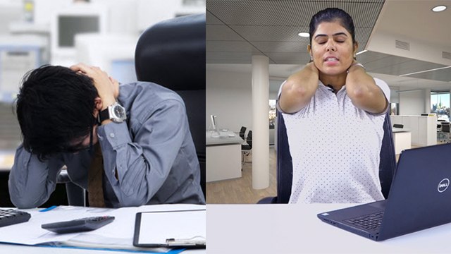 YOGA at Your Office Desk | ऑफिस की सीट पर करें ये योगा, थकान होगी दूर | Boldsky