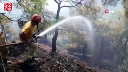 Muğla’daki yangın kısmen kontrol altına alındı