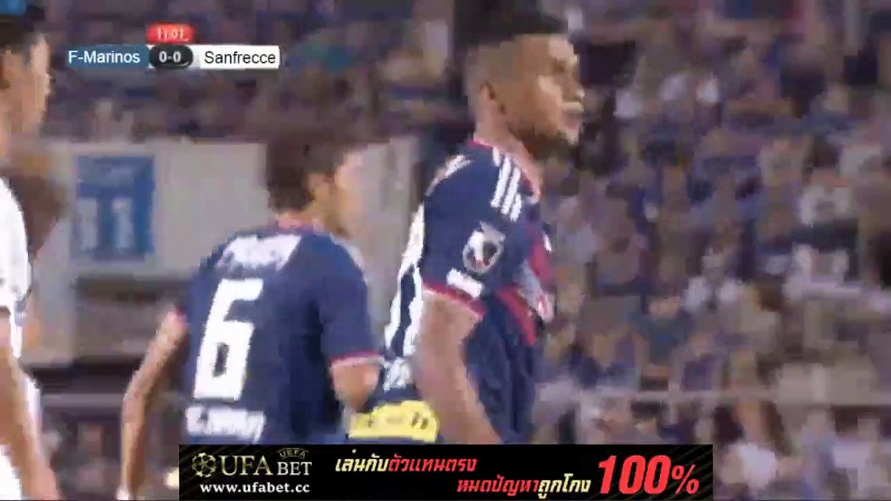 โยโกฮามา เอฟ มารินอส vs ซานเฟรชเช ฮิโรชิมา (ครึ่งแรก) 14/9/2562 | ประตูที่ 2 ในเจลีก ของ อุ้ม ธีราทร