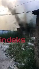 Digjet garazhi me veturë dhe pajisje tjera në 'Tophane'