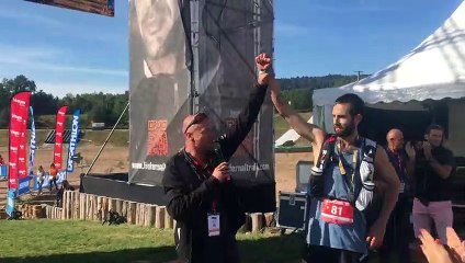 L’arrivée en vidéo de Vincent Larue, le vainqueur du 200 km de l’Infernal Trail