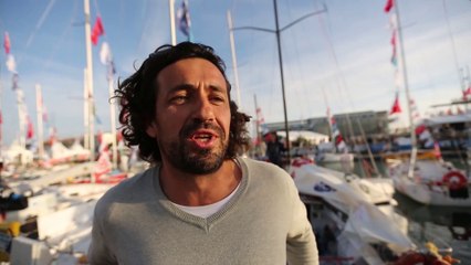 Mini Transat La Boulangère 2019 :  Interviews skippers retour ponton prologue  Erwan Le Méné, Keni Piperol, Valentin Massu