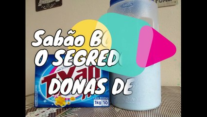 Sabão BOMBA o Segredo das Donas de Casa, Rende Quase 2 Kilos