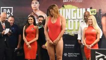 IT GOT HOT! FRANCHON CREWS & MARICELA CORNEJO GET HEATED AT WEIGH IN & FACE OFF FOR REMATCH