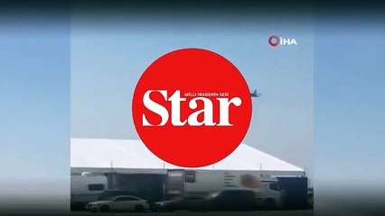SU-35’in antrenman uçuşu nefes kesti
