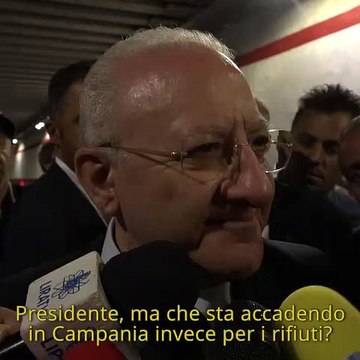 Roghi tossici, De Luca: Coinvolta la delinquenza organizzata (14.09.19)