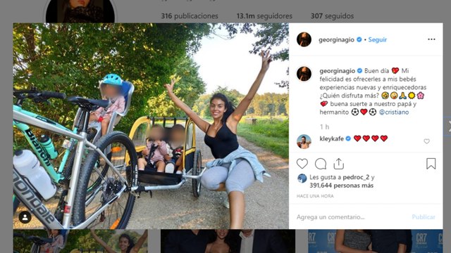 Georgina Rodríguez innova planes junto a sus hijos