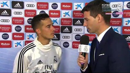 Lucas Vázquez: "Ahora llega lo que nos gusta: jugar cada tres días"