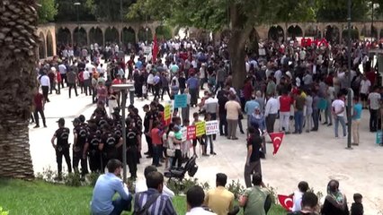 Şanlıurfa'da binlerce kişi terörü lanetledi