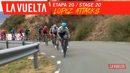 Lopez attaque / Lopez attacks - Étape 20 / Stage 20 | La Vuelta 19