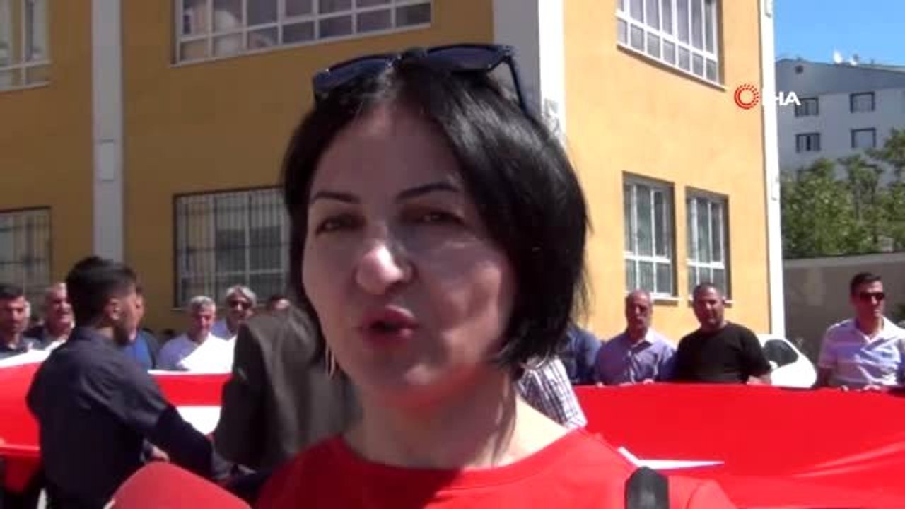 Erciş'te 'Teröre Lanet' mitingi