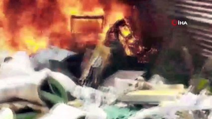 20'den fazla aracın küle döndüğü yangın böyle başladı