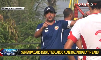 Semen Padang Rekrut Eduardo Almeida Jadi Pelatih Baru