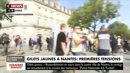 Download Video: Gilets Jaunes : Regardez les images des incidents de cet après-midi à Nantes