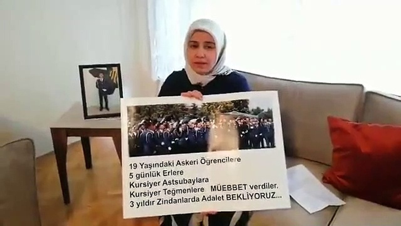 Oğlu müebbet hapis cezası alan askeri öğrencinin annesi sesini duyurmaya çalıştı; gözaltına alındı