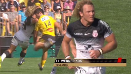 1er carton rouge de la saison pour le Stade Toulousain