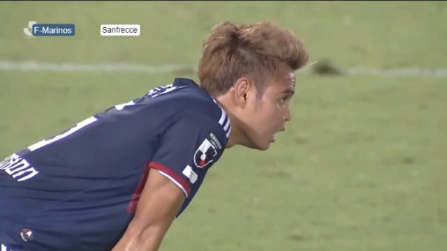 โยโกฮามา เอฟ มารินอส vs ซานเฟรชเช ฮิโรชิมา (ครึ่งหลัง) 14/9/2562 | ประตูที่ 2 ในเจลีก ของ อุ้ม ธีราทร