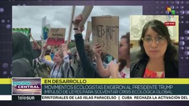 EEUU: cientos de jóvenes se suman a la huelga por el cambio climático