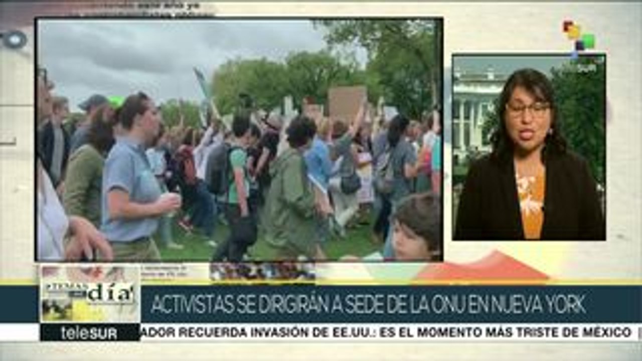 EEUU: mov. ecologistas exigen a Trump leyes contra el cambio climático