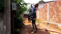 Incêndio destrói dois cômodos de casa no Períolo