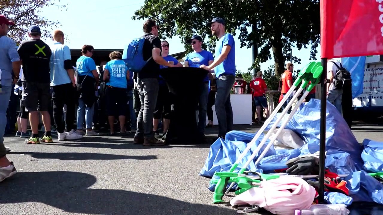 RhineCleanUp: Müll sammeln gegen die Plastikflut