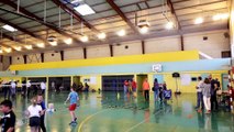 Démonstrations et essais d'activité sportive au gymnase de la Côte Saint-Catherine, à Bar-le-Duc