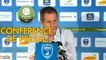Conférence de presse Chamois Niortais - Grenoble Foot 38 (0-1) : Pascal PLANCQUE (CNFC) - Philippe  HINSCHBERGER (GF38) - 2019/2020