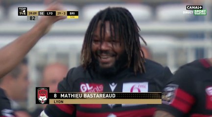 Le premier essai de Mathieu Bastareaud avec LOU Rugby