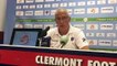 Pascal Gastien, entraîneur du Clermont Foot après la défaite contre Lorient : "A nous de mieux aborder les matchs"
